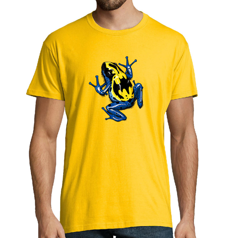 Tee-shirt homme jaune DendroBat (Mr Mouton,Animaux)