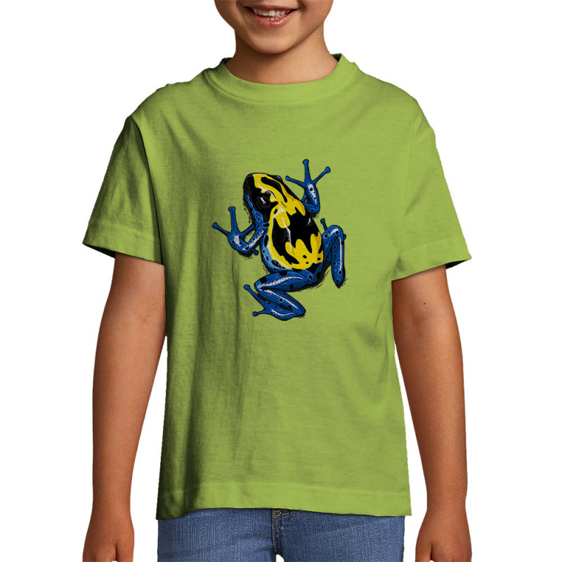 T-shirt enfant vert pomme DendroBat (Mr Mouton,Animaux)