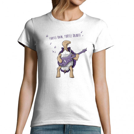 T-shirt femme "Turtle Rain"
