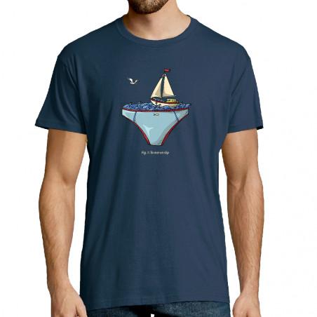 T-shirt homme "Ta mer en slip"