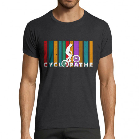 T-shirt homme fit "Cyclopathe"