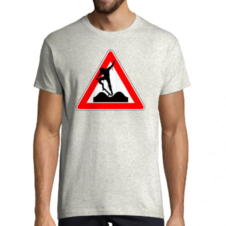 T-shirt homme "Panneau Skate"