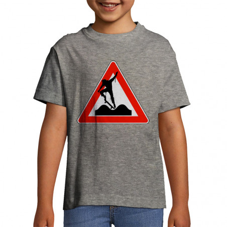 T-shirt enfant "Panneau Skate"