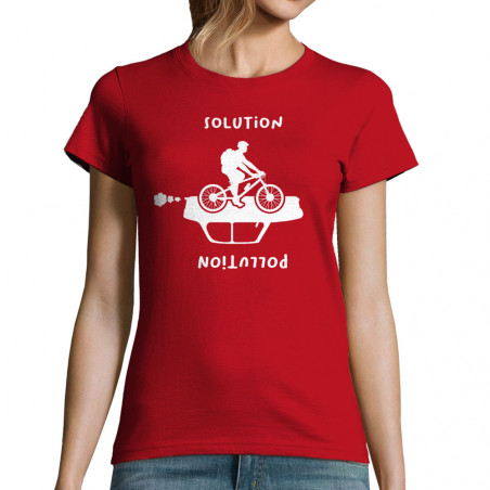 T-shirt femme "Pollution...