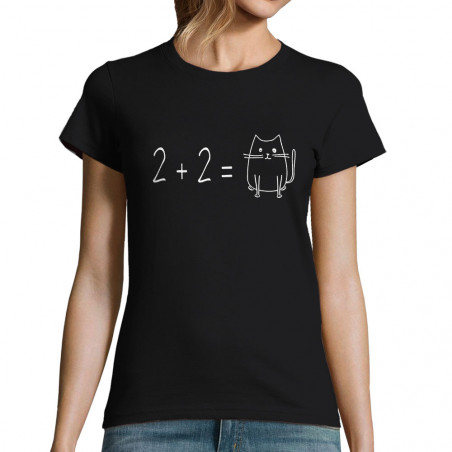 T-shirt femme "2 plus 2...