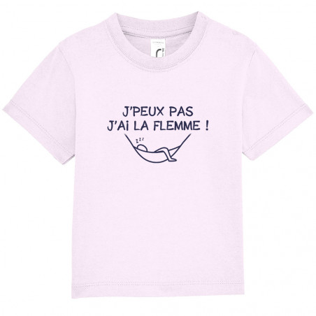 T-shirt bébé "J'peux pas...