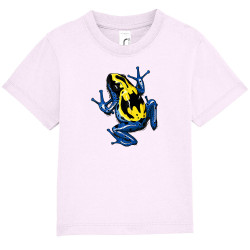 T-shirt bébé rose pale DendroBat (Mr Mouton,Animaux)