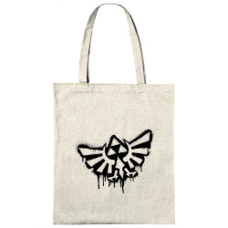 Sac shopping en toile naturel Triforce Spray (Gondrax,Jeux Vidéo / Geek)