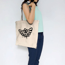 Sac shopping en toile naturel Triforce Spray (Gondrax,Jeux Vidéo / Geek)