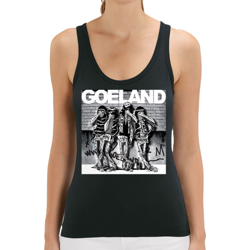 Débardeur femme coton bio noir Goeland Ramones (Goéland,Animaux)
