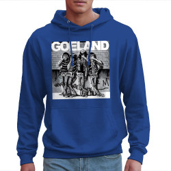 Sweat homme à capuche bleu royal Goeland Ramones (Goéland,Animaux)