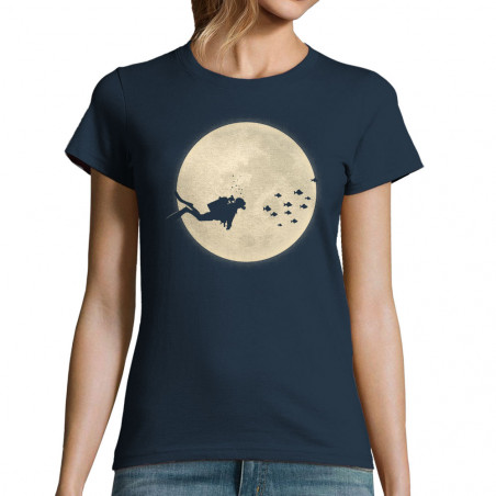 T-shirt femme "Plongeur Lune"
