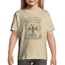 T-shirt enfant sable Harry Potter Vitruve (Le Duc,Films/Séries,Homme de Vitruve)