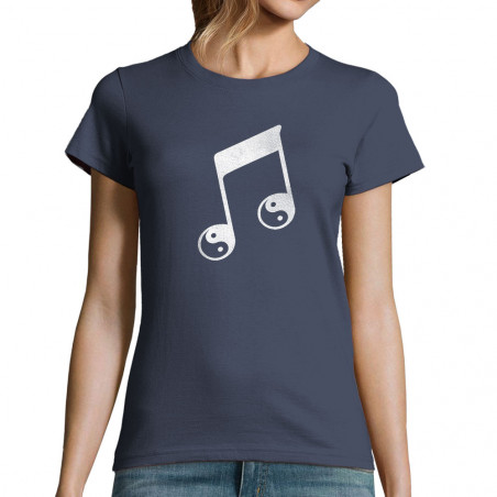 T-shirt femme "Yin Yang Music"