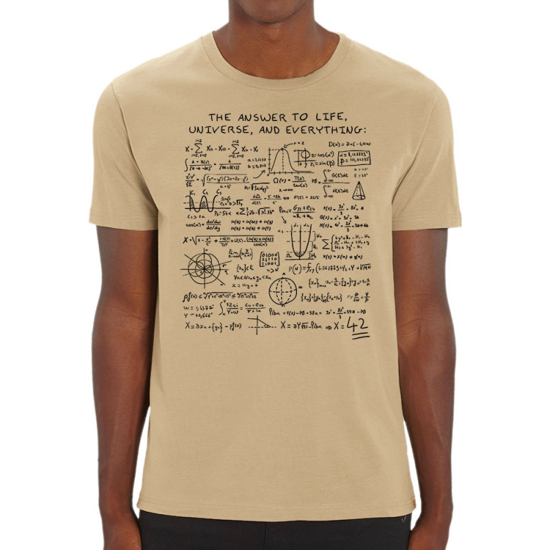 T-shirt homme coton bio naturel The Answer to Life 42 (Le Duc,Jeux Vidéo / Geek)