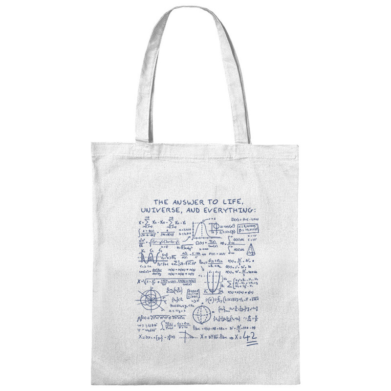 Sac shopping en toile blanc The Answer to Life 42 (Le Duc,Jeux Vidéo / Geek)