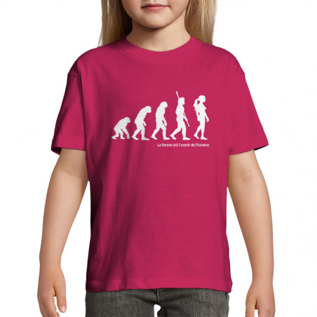 T-shirt enfant "La femme...