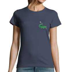 T-shirt femme bleu denim Laribo (Trabe,Fruits & Légumes,Humour,Détournements)