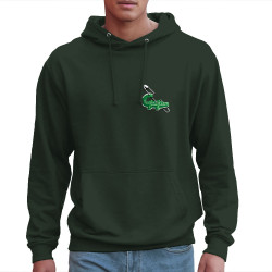 Sweat homme à capuche vert foncé Laribo (Trabe,Fruits & Légumes,Humour,Détournements)