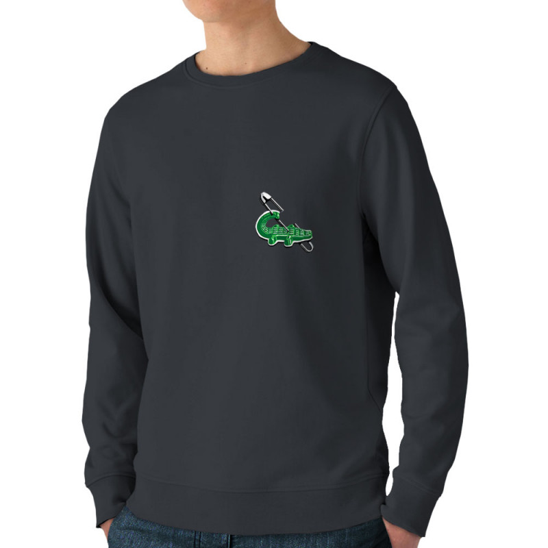 Sweat homme bio col rond gris anthracite Laribo (Trabe,Fruits & Légumes,Humour,Détournements)