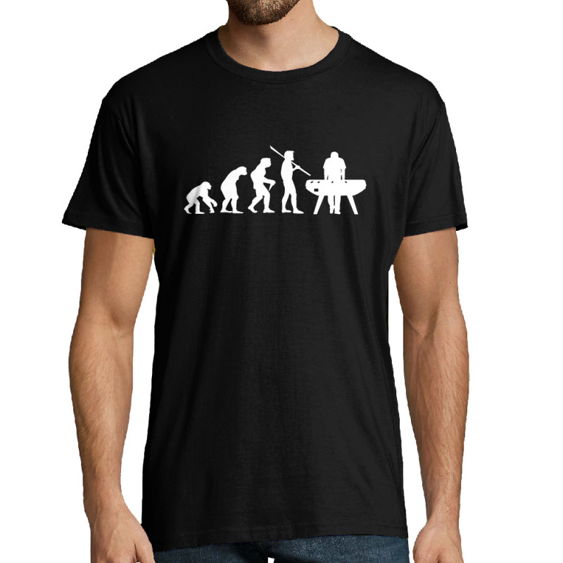 Tee-shirt homme noir Evolution Baby-Foot (Baby-Foot,Evolution)