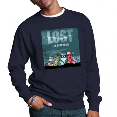 Sweat homme col rond "Lost...