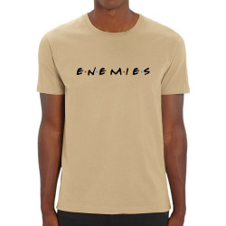 T-shirt homme coton bio naturel Enemies (Friends) (Gondrax,Humour,Détournements,Films/Séries)