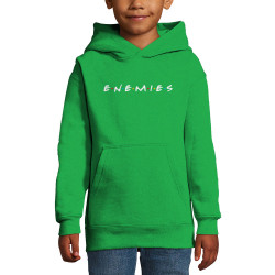 Sweat enfant à capuche vert prairie Enemies (Friends) (Gondrax,Humour,Détournements,Films/Séries)