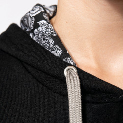 Sweat capuche à motifs unisexe noir et têtes de mort mexicaines Enemies (Friends) (Gondrax,Humour,Détournements,Films/Séries)