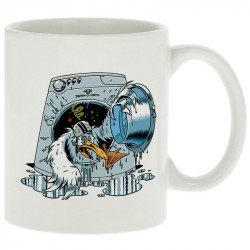 Mug blanc Goéland Death-o-matic (Goéland,Animaux)