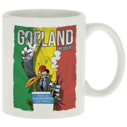 Mug blanc Goéland Président (Animaux,Goéland,Elections)