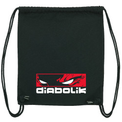 Sac à dos en toile recyclée noir Diabolik - Heros (Diabolik)