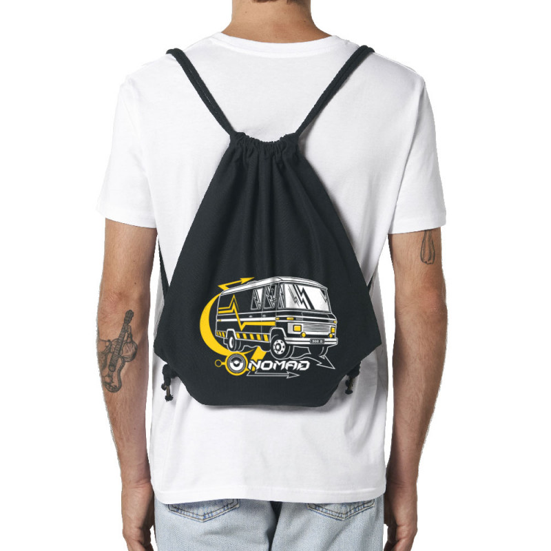 Sac à dos en toile recyclée noir Nomad (E Cone,teufeur)