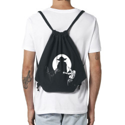 Sac à dos en toile recyclée noir Dark Ombre (Trabe,Jeux Vidéo / Geek,Films/Séries,Humour,Star Wars)