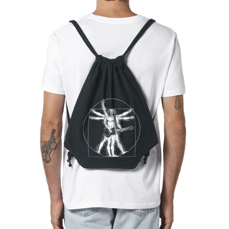 Sac à dos en toile recyclée noir Vitruve Rock 2 (Gondrax,Homme de Vitruve,Rock & Punk)