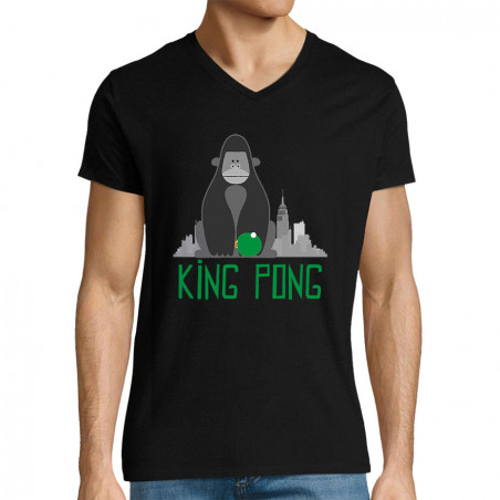T-shirt homme col V "King...