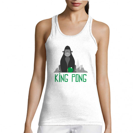 Débardeur femme "King Pong"