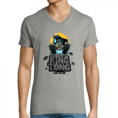 T-shirt homme col V "King...