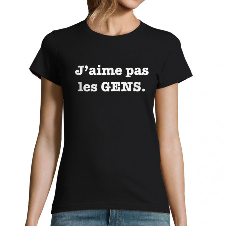 T-shirt femme "J'aime pas...