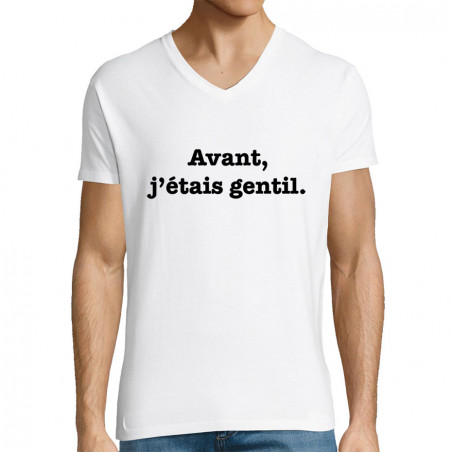 T-shirt homme col V "Avant...