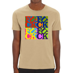 T-shirt homme coton bio naturel Fuck (Love) Warhol (Gondrax,Slogans Débiles,Musée)