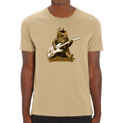 T-shirt homme coton bio naturel Telecastor (Gondrax,Animaux,Humour)