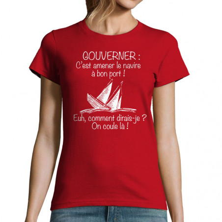 T-shirt femme "Gouverner"