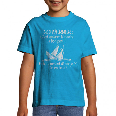 T-shirt enfant "Gouverner"