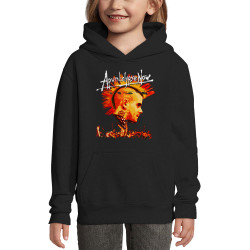 Sweat enfant à capuche noir Apunkalypse Now (Gondrax,Slogans Débiles,Rock & Punk)