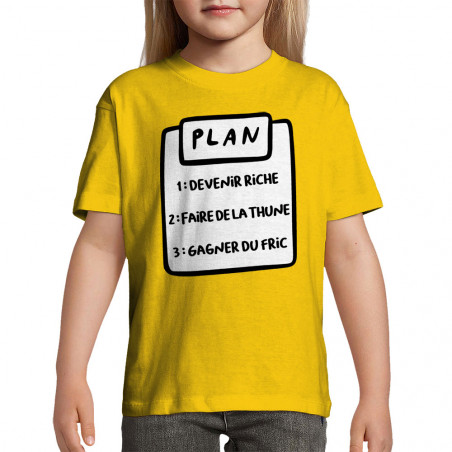 T-shirt enfant "Plan...