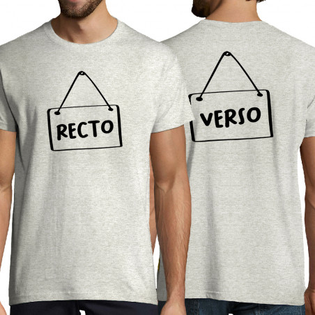 T-shirt homme "Recto Verso"