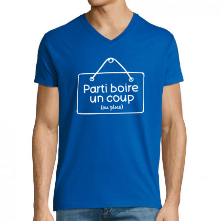 T-shirt homme col V "Parti...