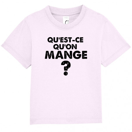 T-shirt bébé "Qu'est-ce...