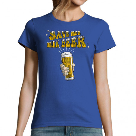 T-shirt femme "Save water...